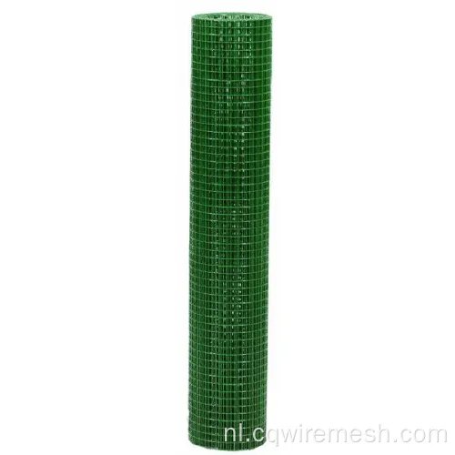 Mesh 25x25 mm groen vinyl gecoate draadgaas